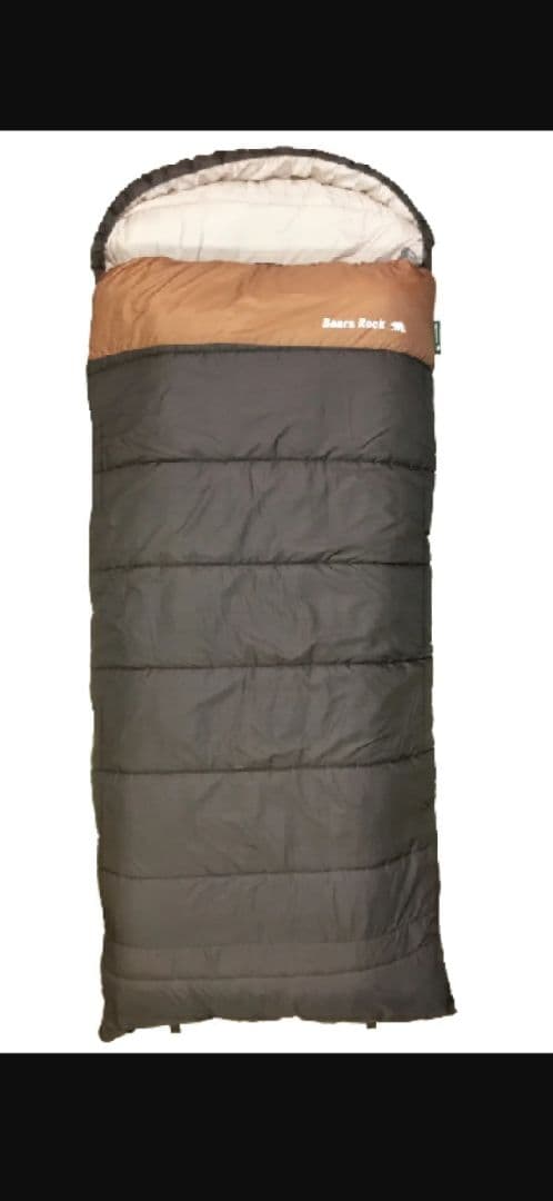 新品未使用*【Bear's Rock 】−30度　寝袋 シュラフ　チョコブラウン