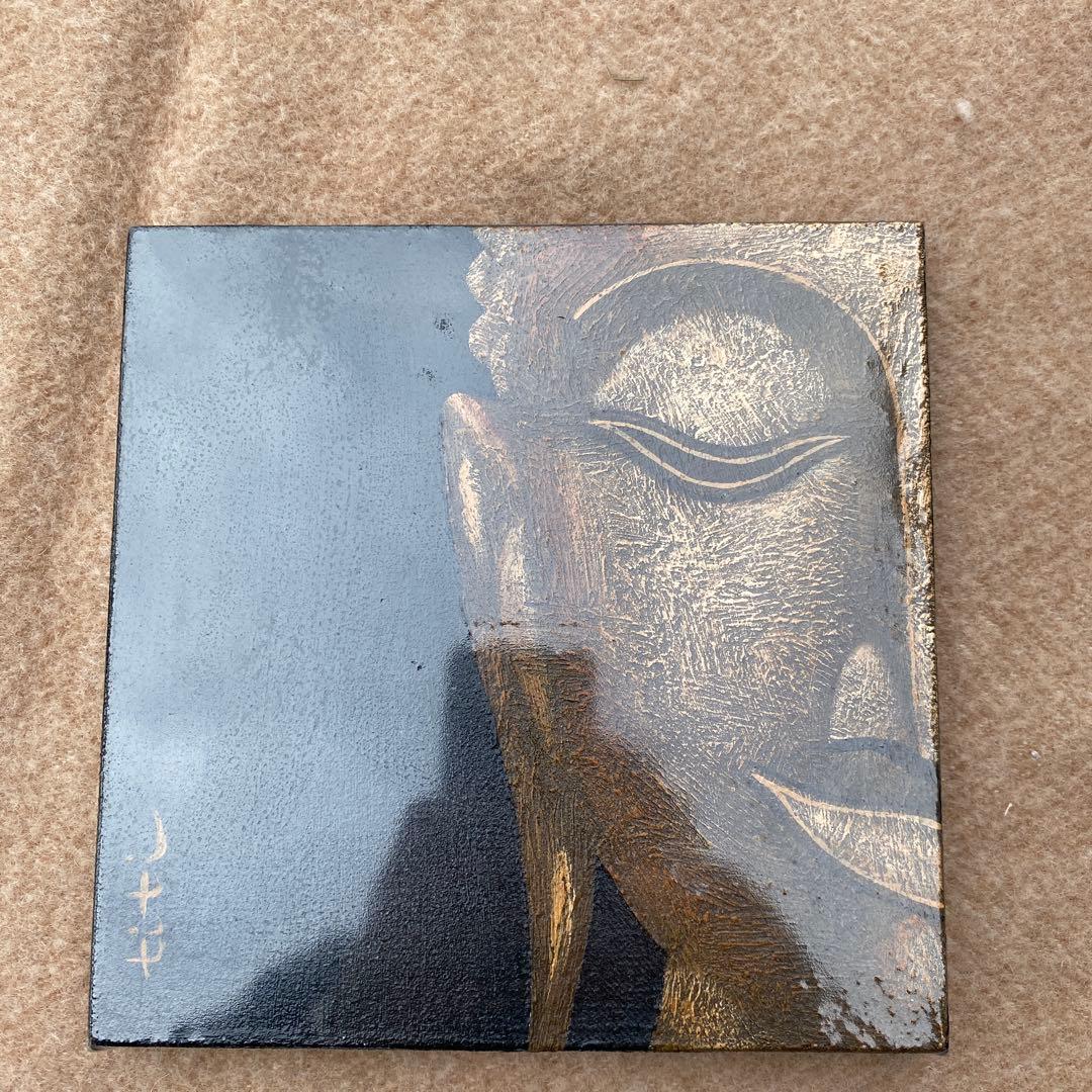 仏像デザイン アート作品 黒と金　TiTi作