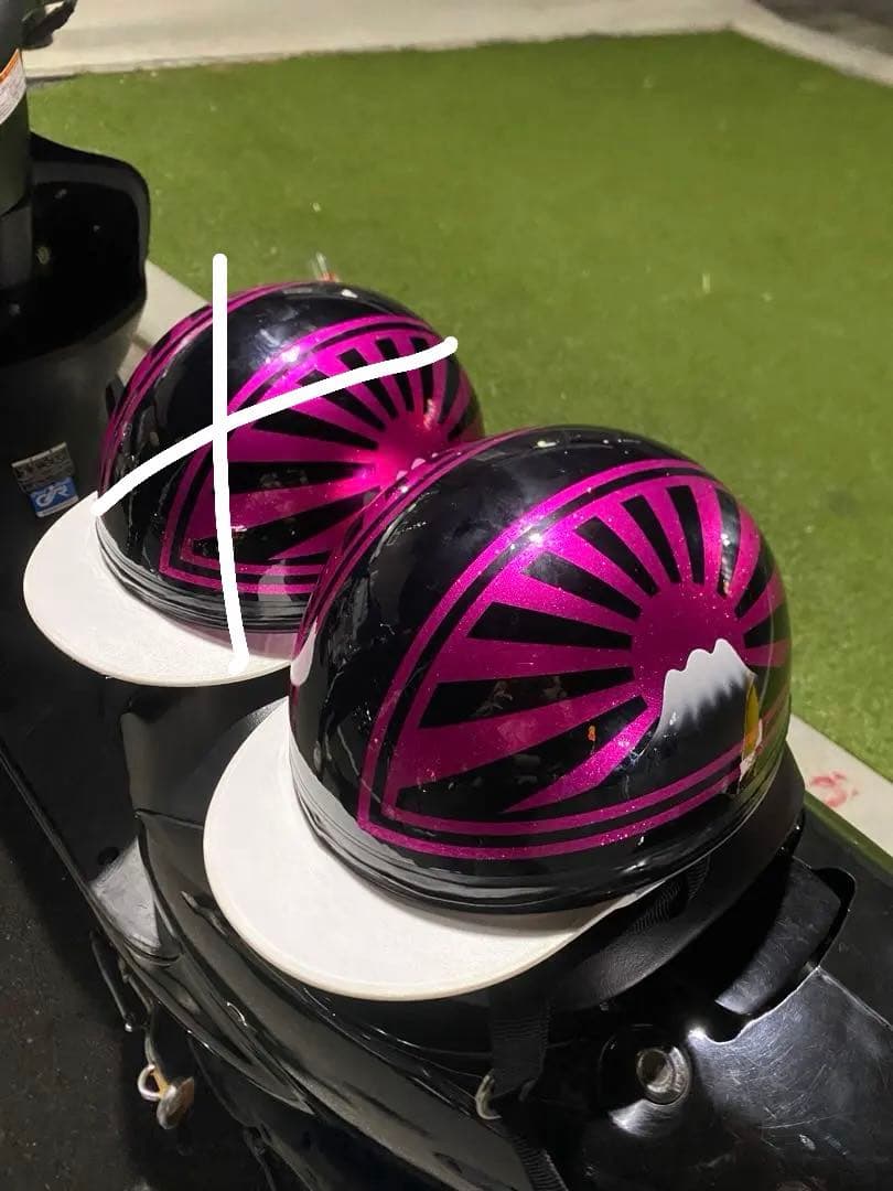 富士山デザインコルク半ピンク