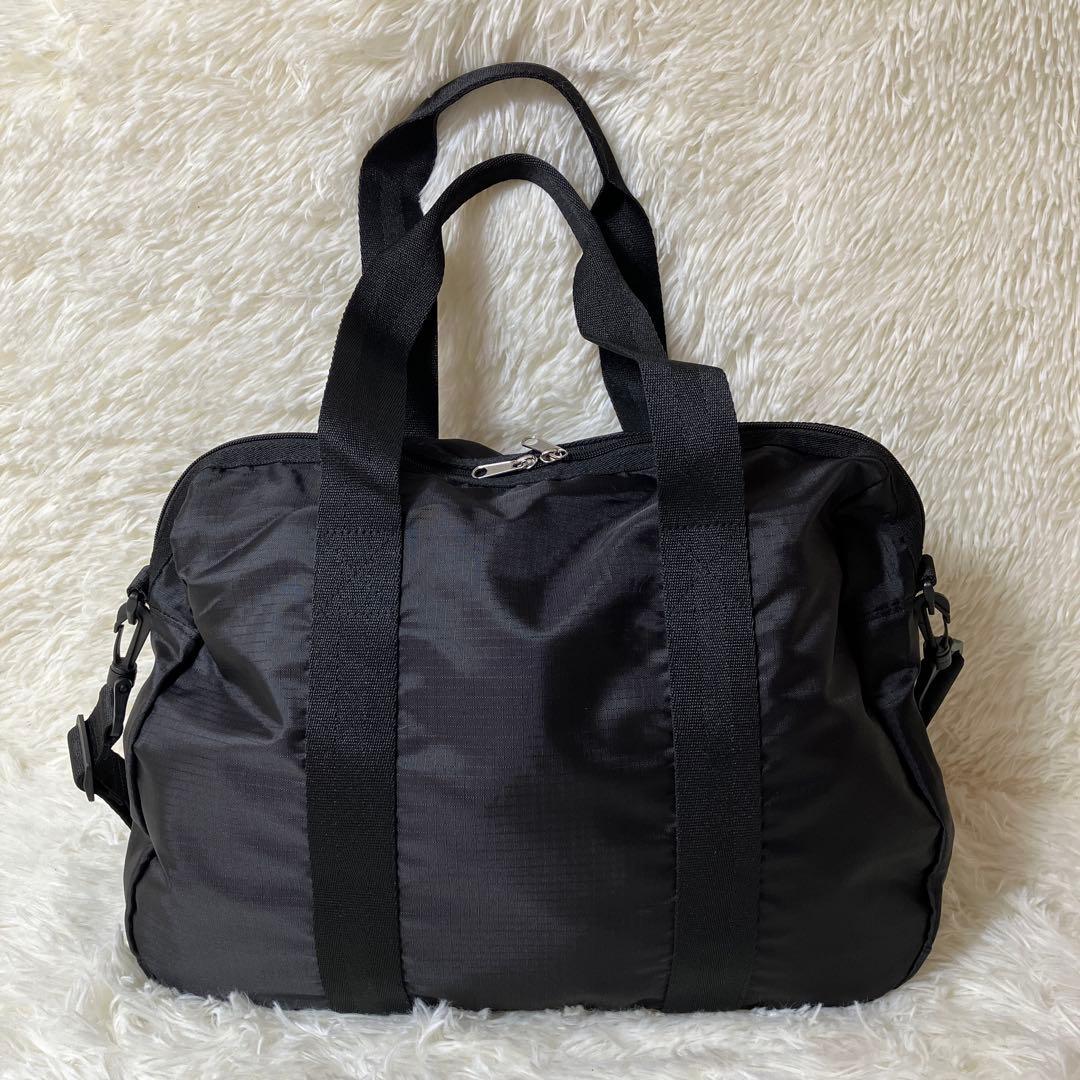 レスポートサック 2way ショルダーバッグ ボストンバッグ　ブラック 黒