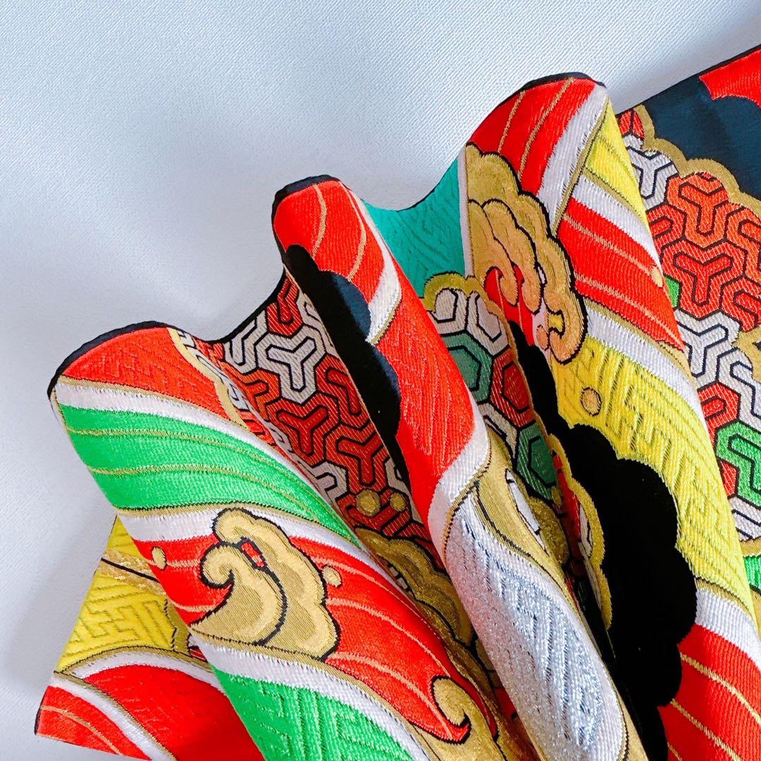 七五三　７歳フルセット　長着＆帯＆長襦袢＆草履＆バッグ＆小物セット　レモンイエロ