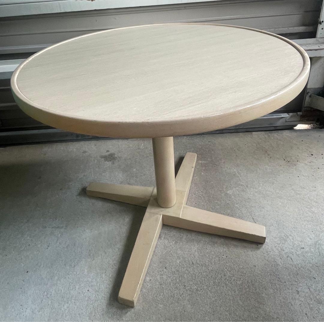 ビンテージ/秋田木工/ラウンドテーブル/カフェテーブル/丸テーブル/テーブル/⑨