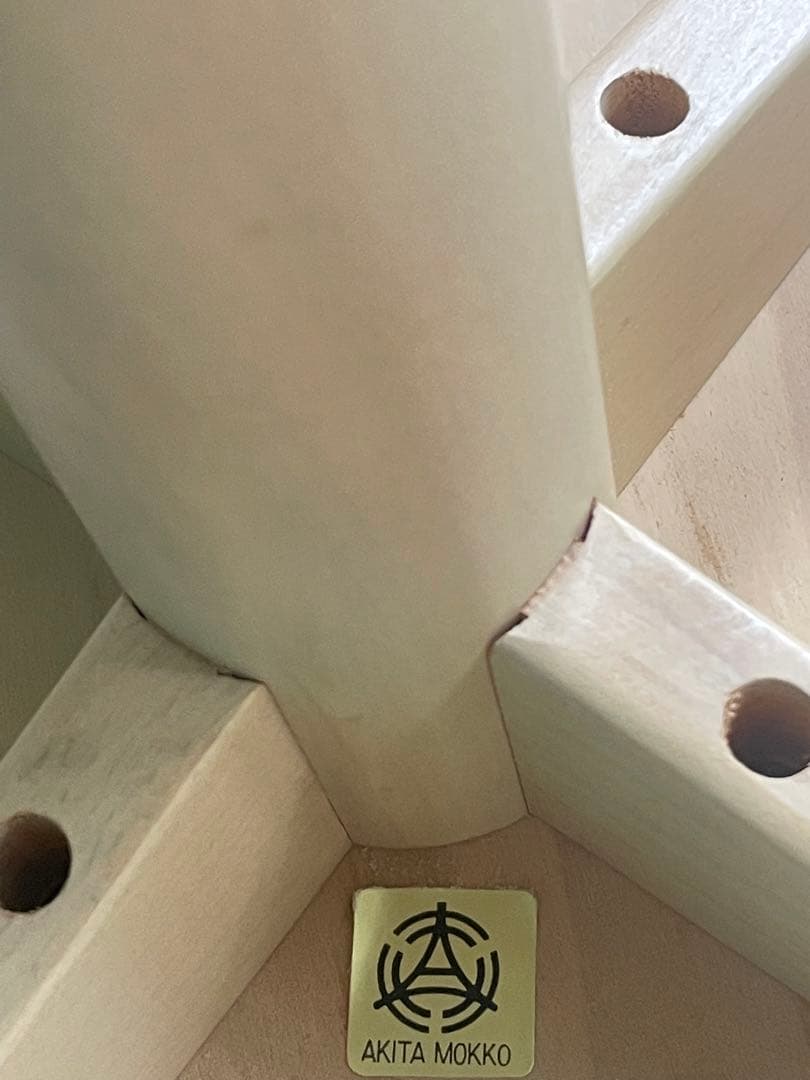 ビンテージ/秋田木工/ラウンドテーブル/カフェテーブル/丸テーブル/テーブル/⑨