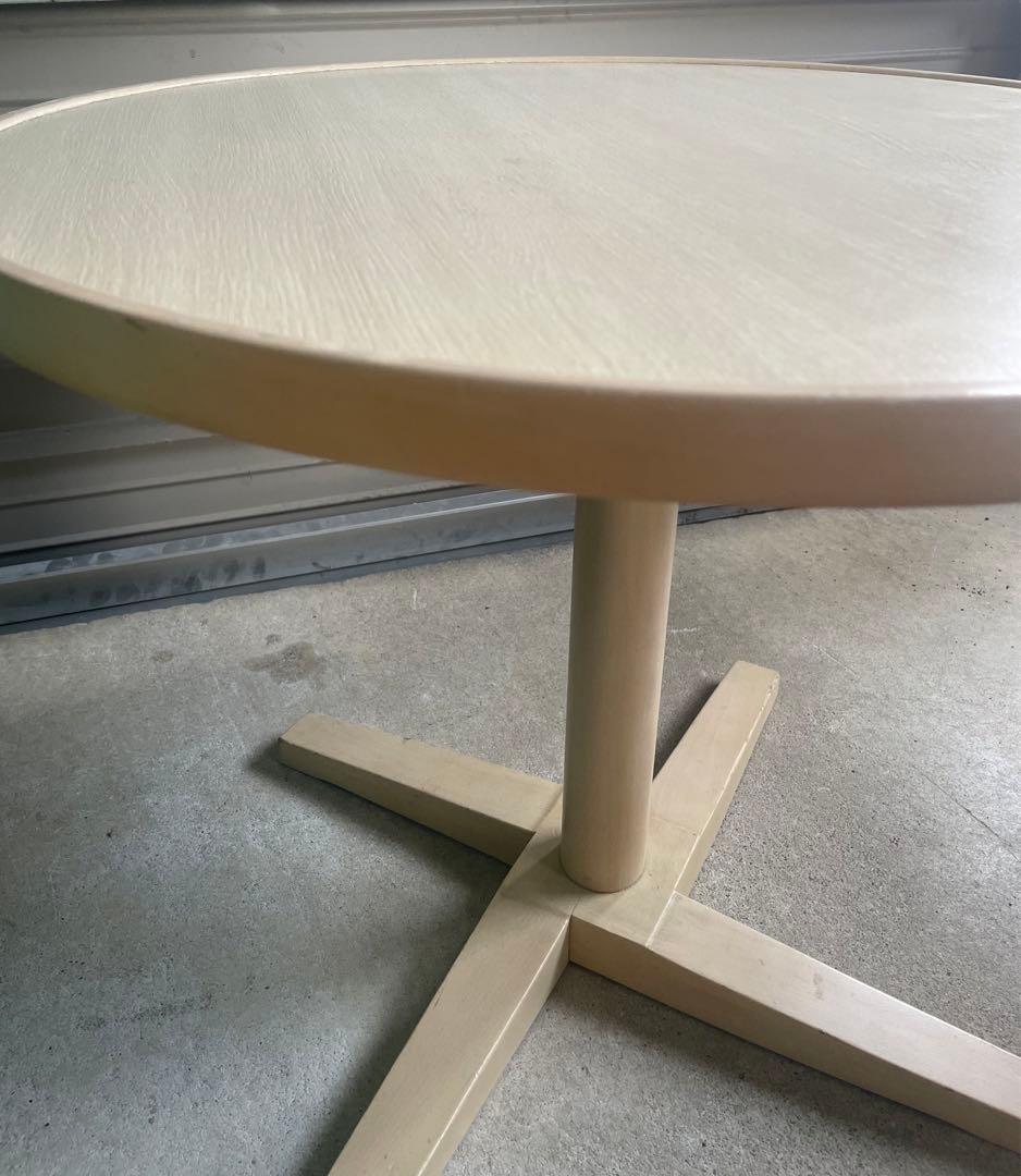 ビンテージ/秋田木工/ラウンドテーブル/カフェテーブル/丸テーブル/テーブル/⑨