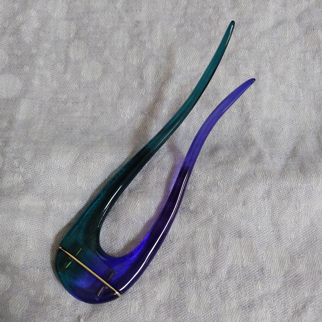 カリメロン【05】コレットマルーフ ヘアピン 青〜緑