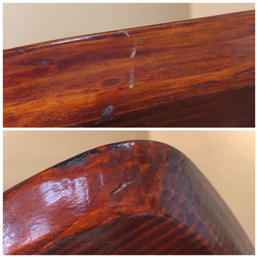 nicecats 讃岐彫 吸物膳2客 小膳 刳抜 木製漆器260121き6