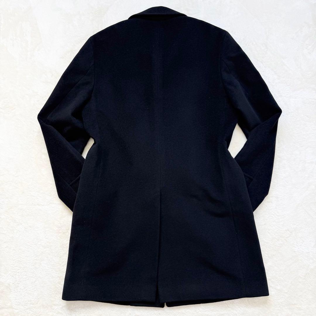 【超美品】ポールスミス カシミヤ＆アンゴラ混ウール ステンカラーコート L