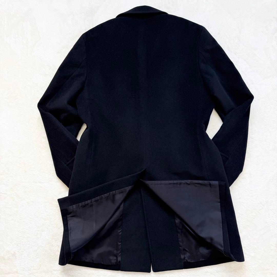 【超美品】ポールスミス カシミヤ＆アンゴラ混ウール ステンカラーコート L