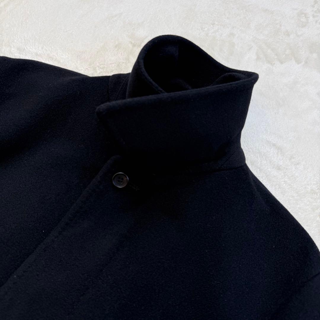 【超美品】ポールスミス カシミヤ＆アンゴラ混ウール ステンカラーコート L