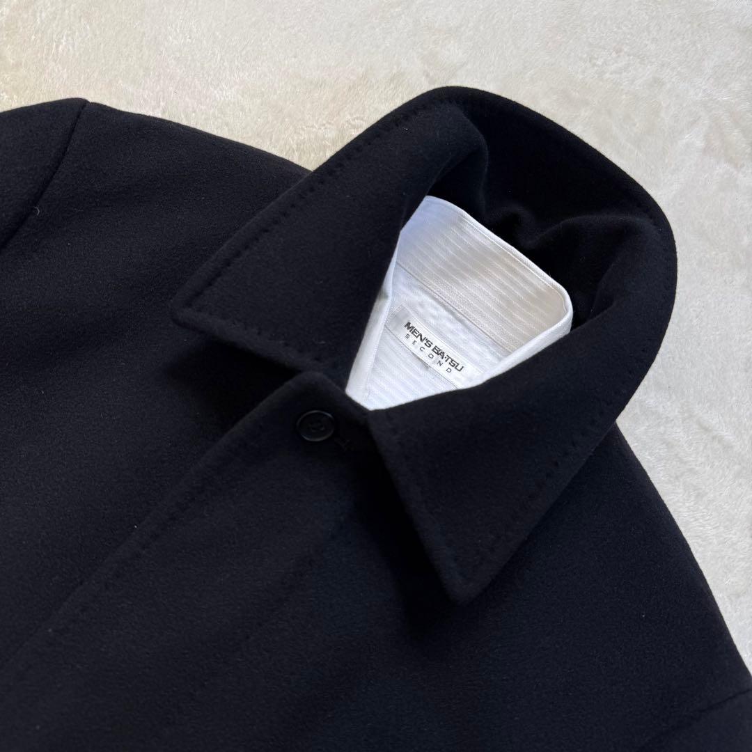 【超美品】ポールスミス カシミヤ＆アンゴラ混ウール ステンカラーコート L