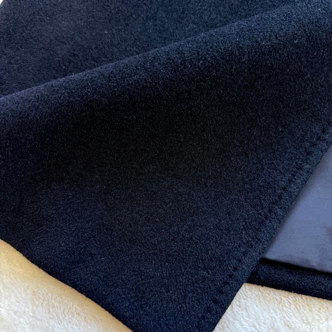 【超美品】ポールスミス カシミヤ＆アンゴラ混ウール ステンカラーコート L