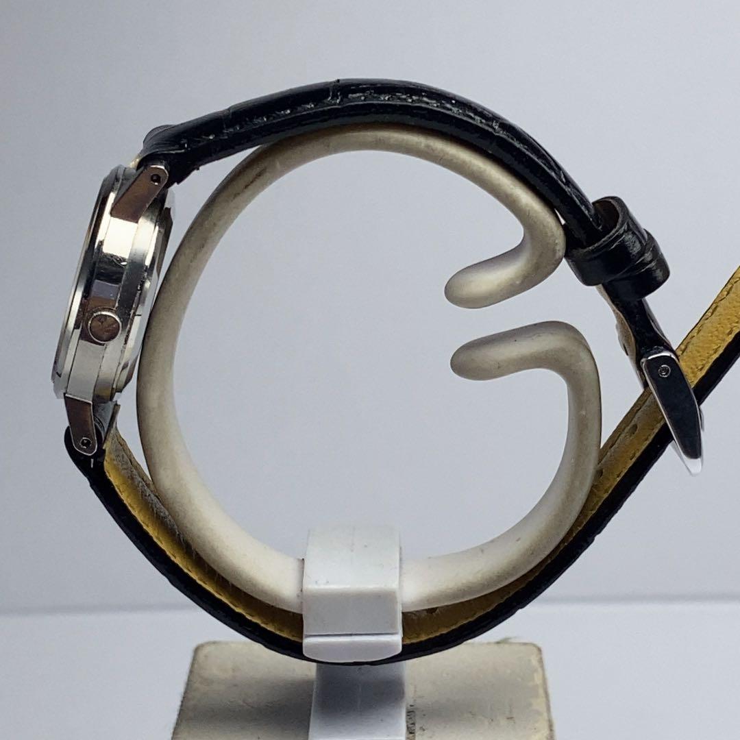 SEIKO QUARTZ 電池交換済 日本製 革ベルトBAMBI製新品