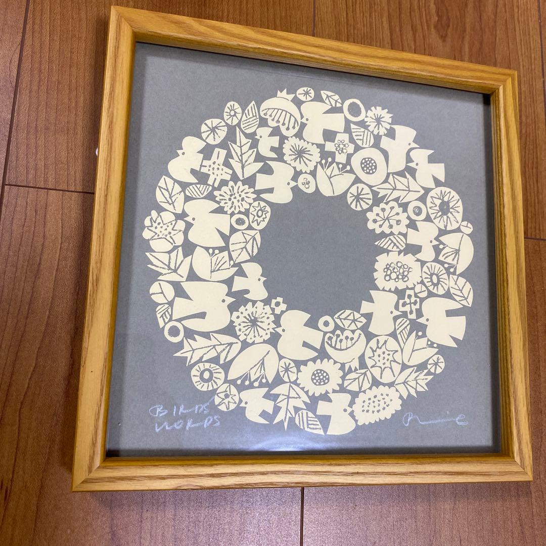 バーズワーズ　フレームとポスター　20センチ