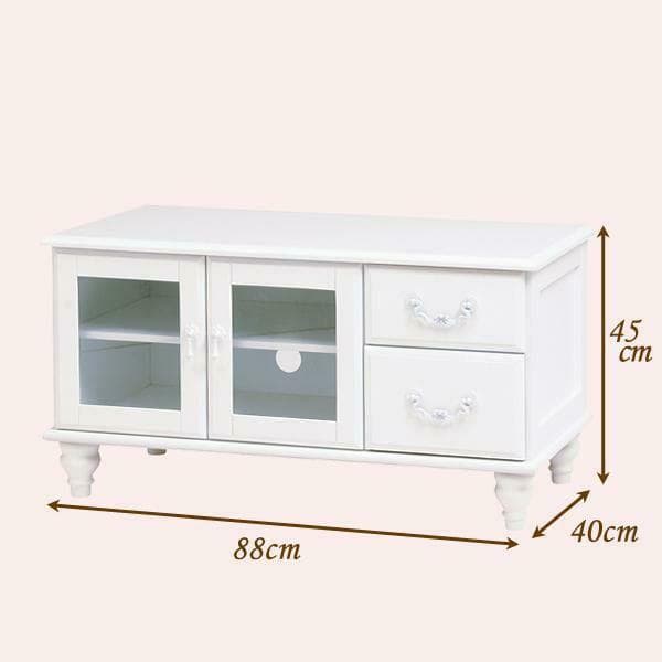 【新品】フレンチアンティーク調 テレビ台 ロマンティック　幅88cm