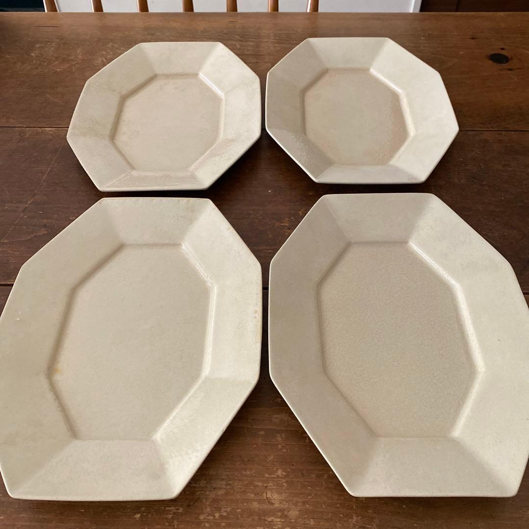 棚橋祐介 8角皿　皿　新品未使用　4枚セット