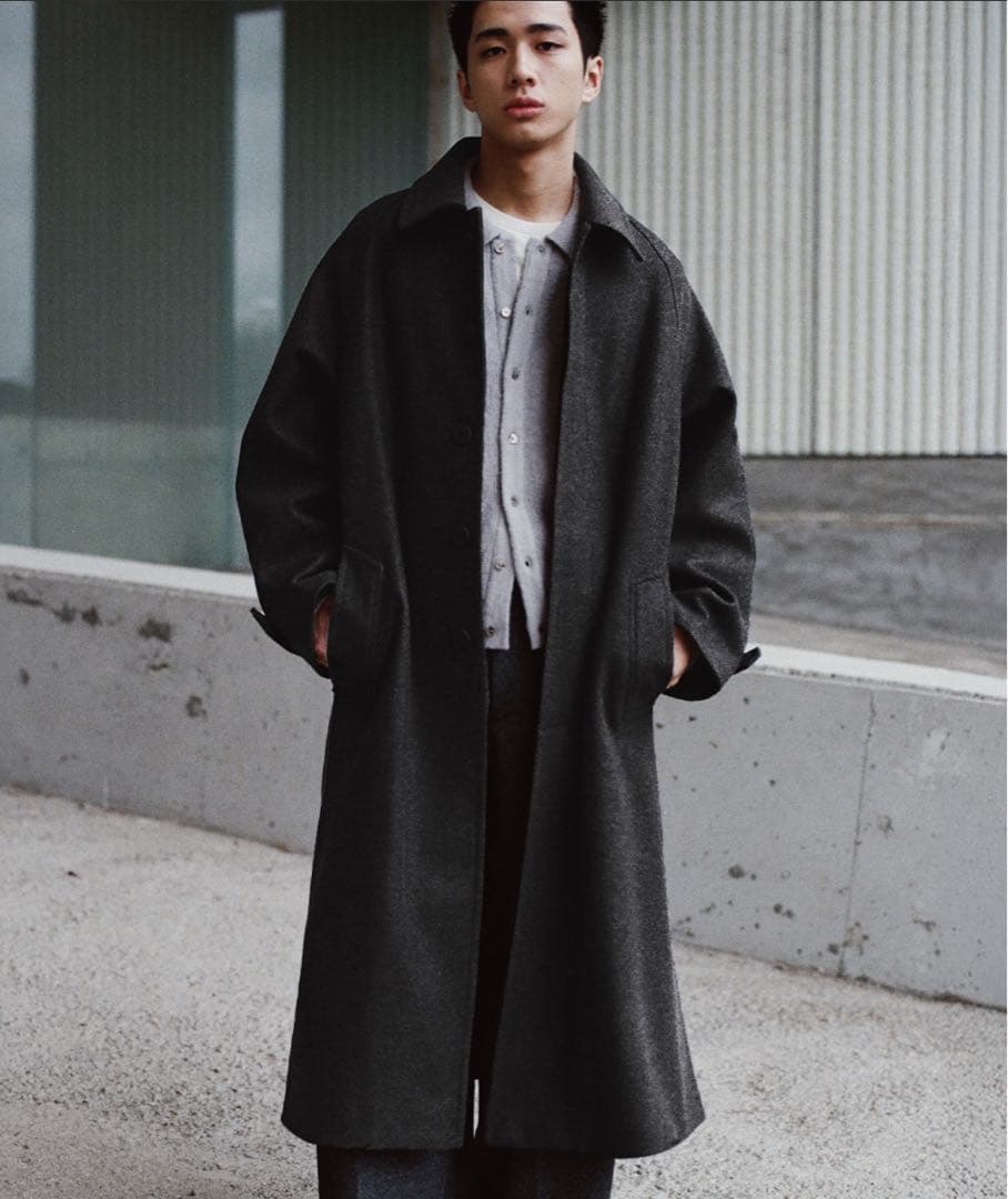 WYM LIDNM WOOLY HERRINGBONE BALMACA値下げ不可