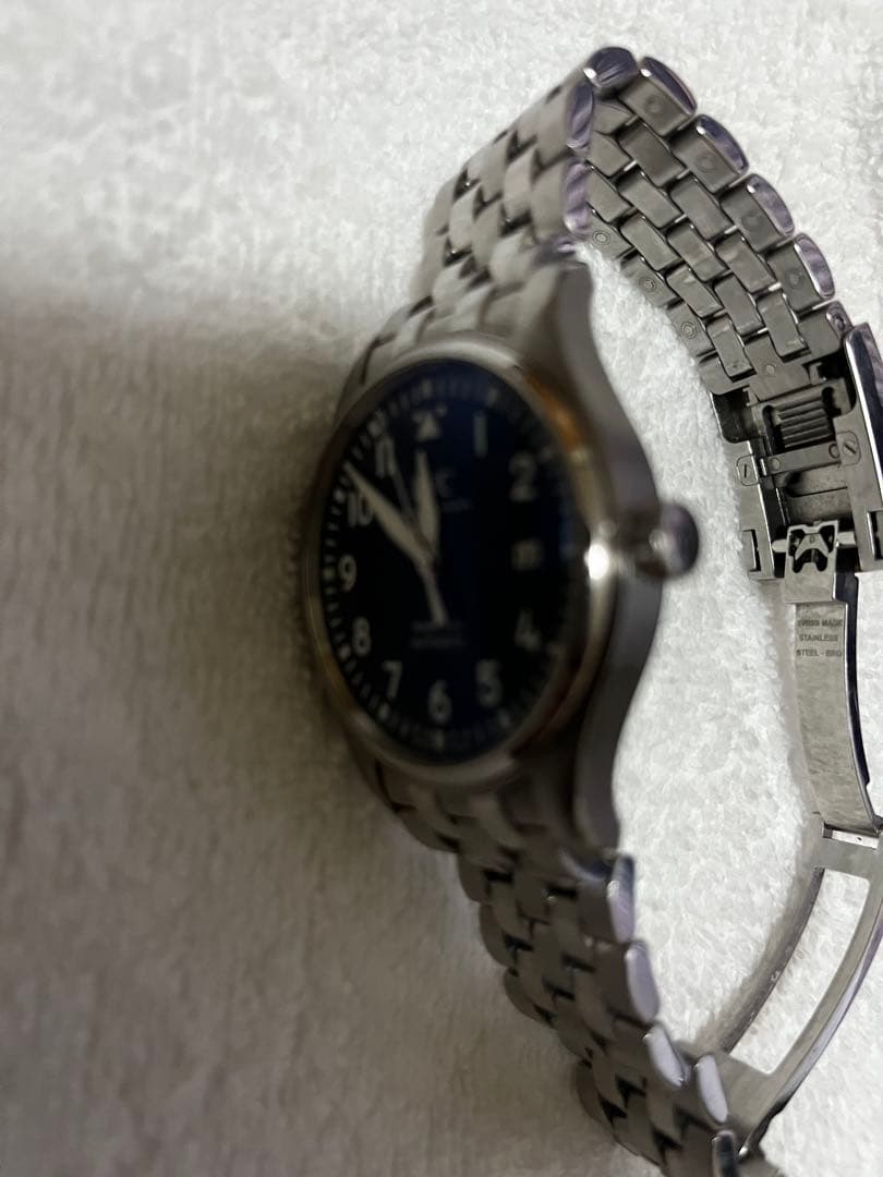 ジ*ク様 IWC 自動巻き 腕時計 黒文字盤 ステンレス　プティプランス