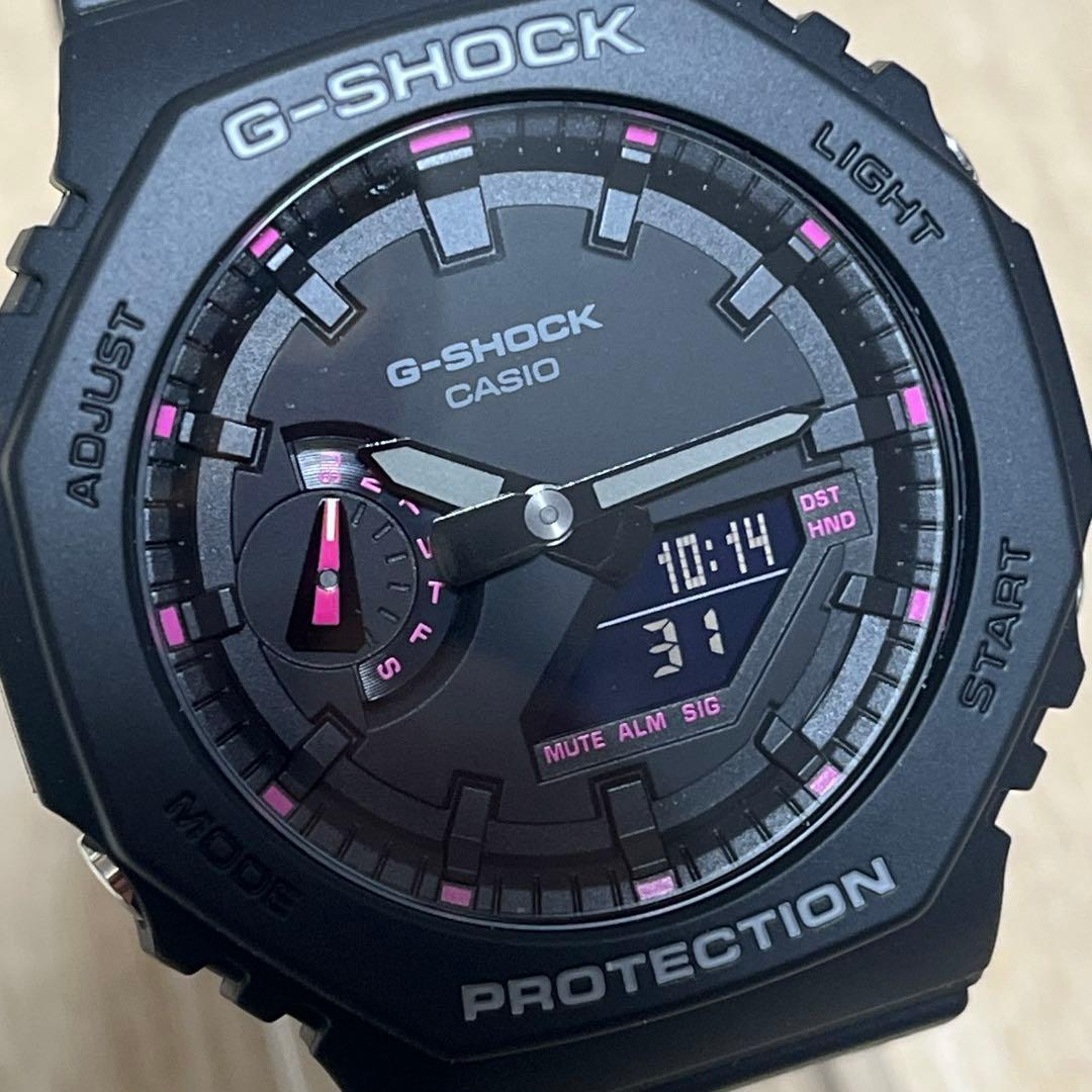 【人気モデル／レアカラー／未使用級極美品】G-SHOCK GA-2100Pピンク