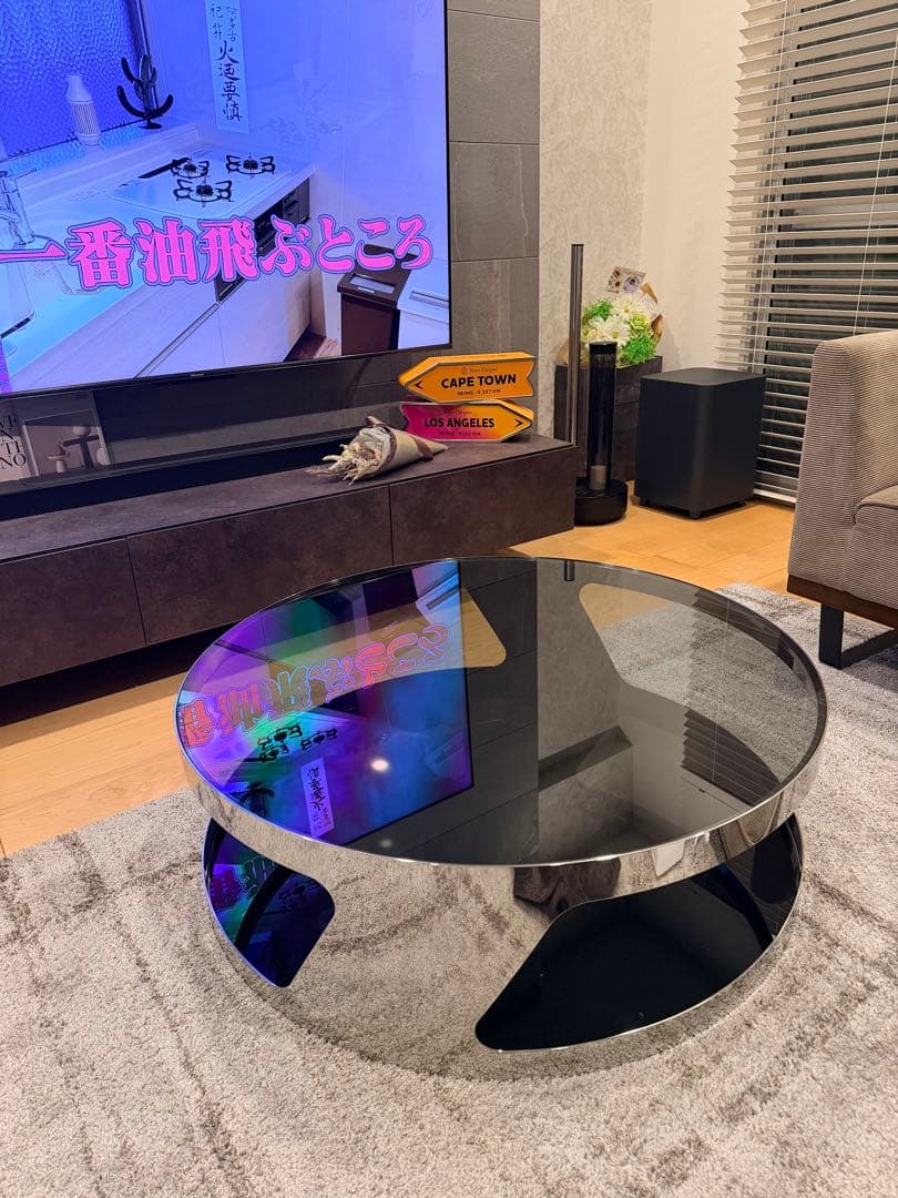 【定価10万】LushRoom ガラステーブル