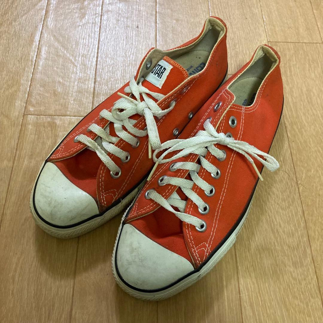 90s コンバース オールスター アメリカ製 オレンジ 26.5㎝