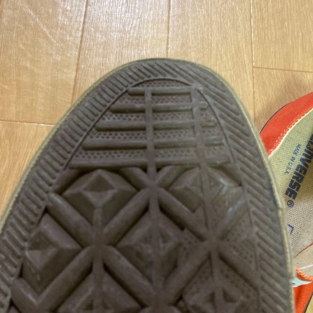 90s コンバース オールスター アメリカ製 オレンジ 26.5㎝