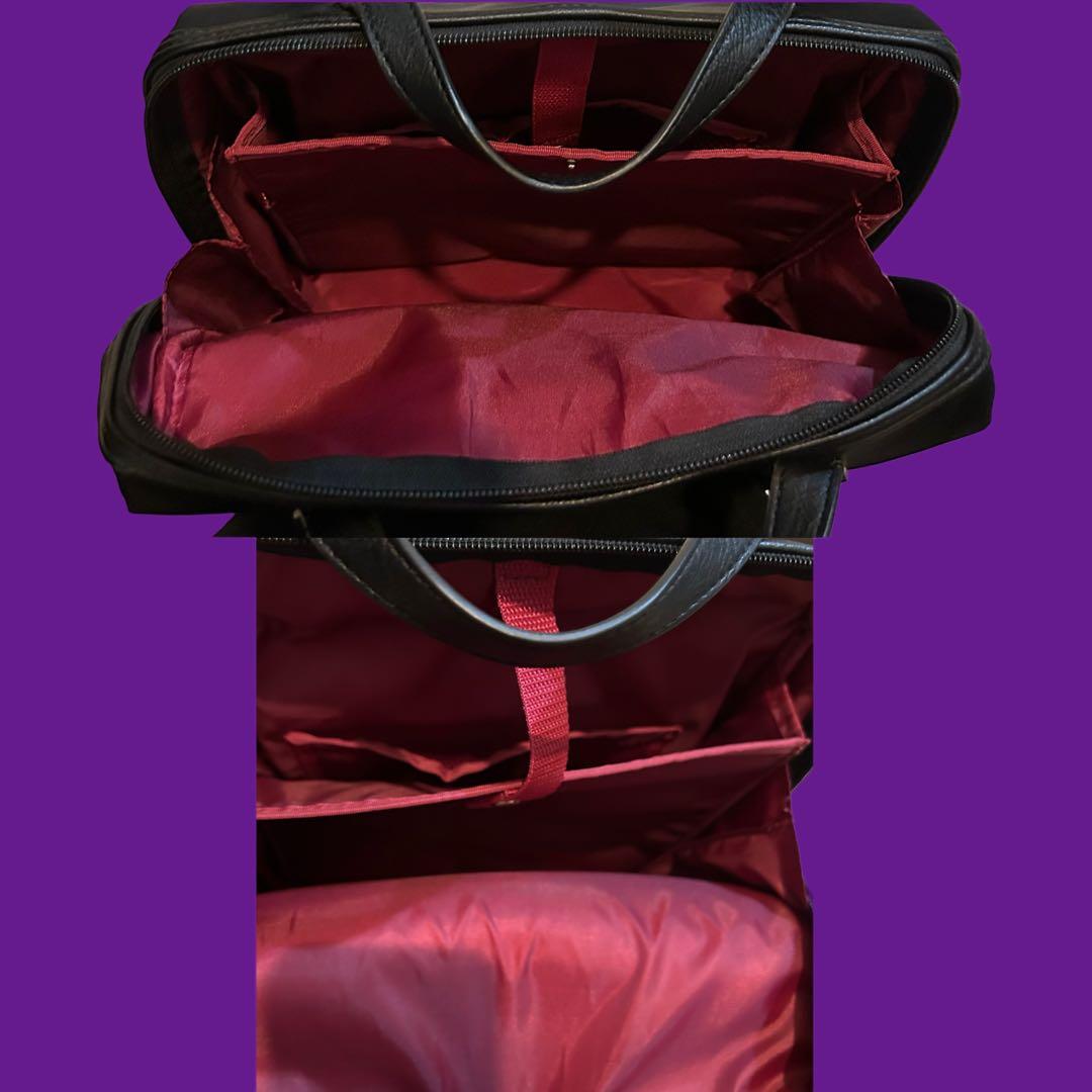 SWANY ブラック ナイロン キャリーケース