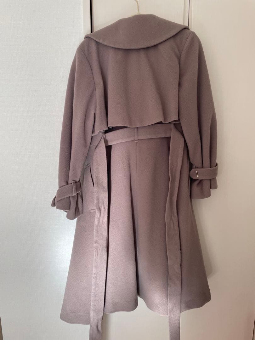 JILL BY JILLSTUART ビッグカラーウールトレンチコート XS