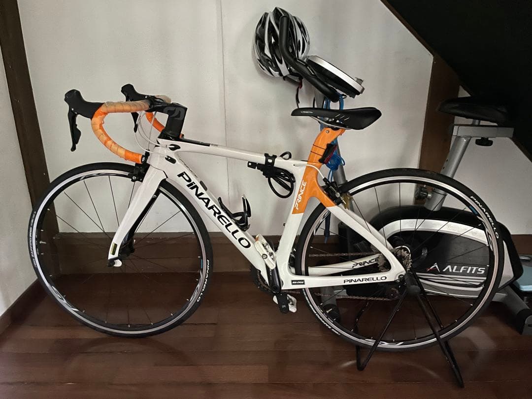 PINARELLO PRINCE ロードバイク シマノ105 ホワイト/オレンジ