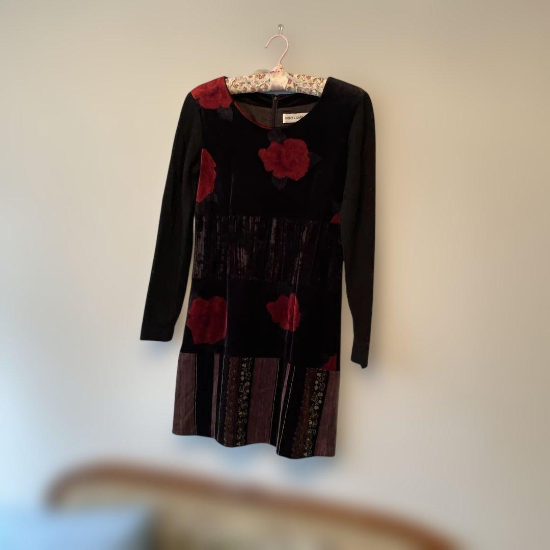 ドルチェアンドガッバーナ　ワンピース　ベロア DOLCE&GABBANA