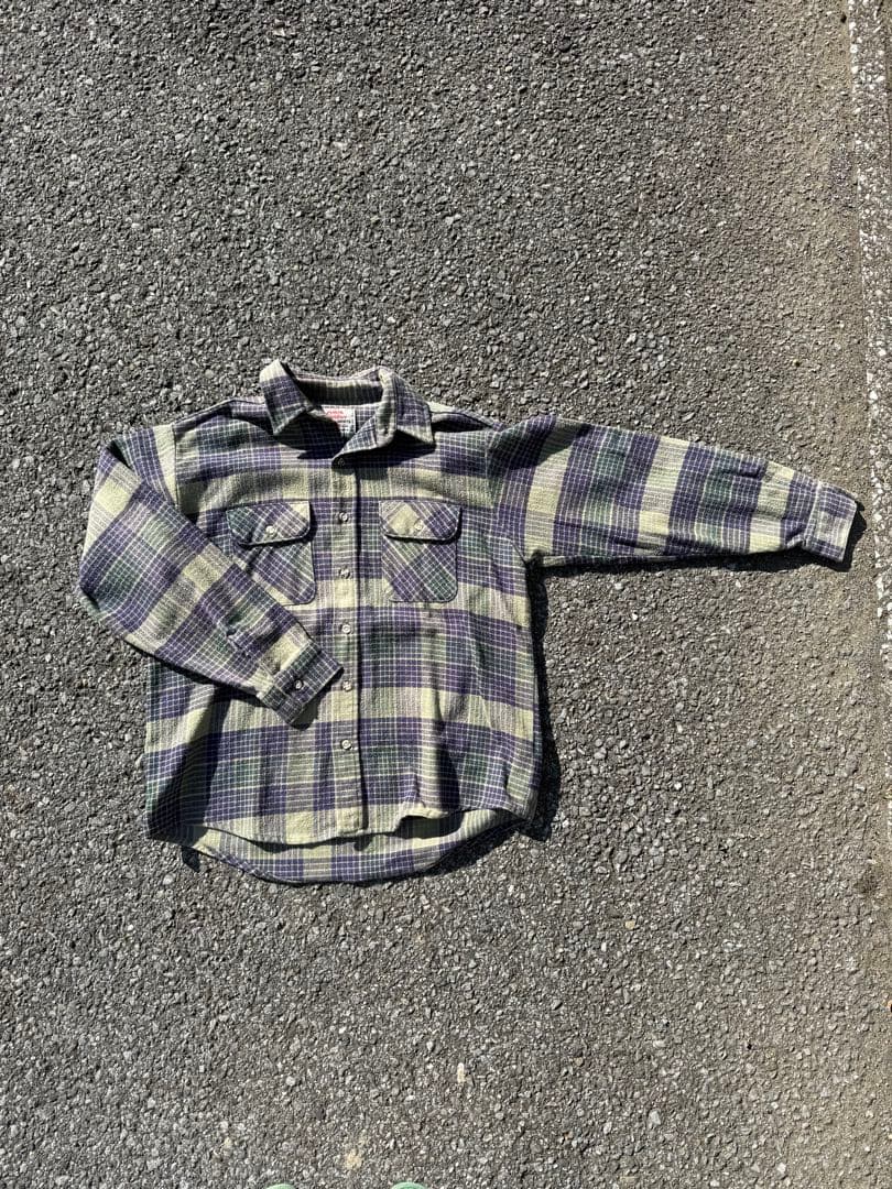 90s USA製Levi's ALASKAヘビーネルシャツ