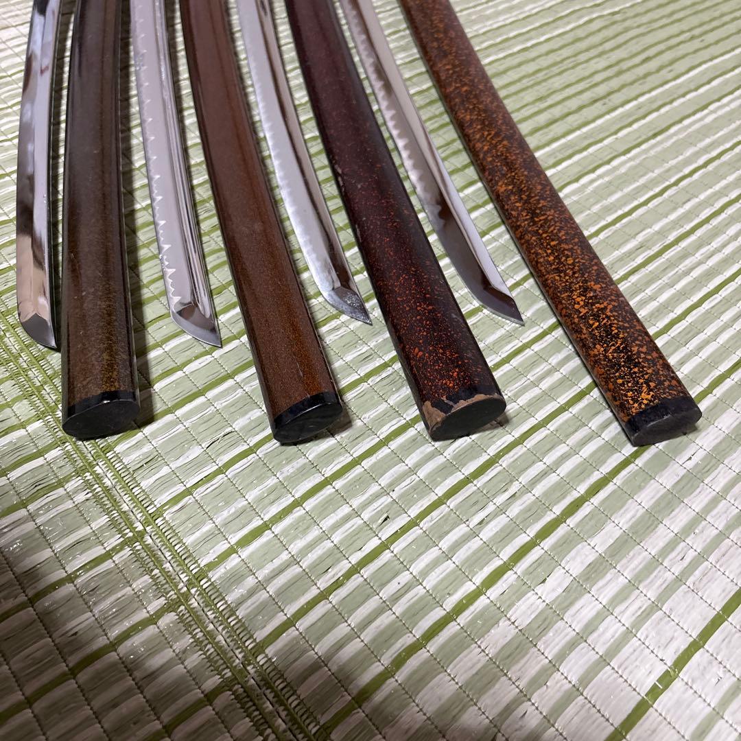 模造刀　模擬刀　武士　侍　伝統工芸　剣　ソード　太刀　　鞘　鍔　4本