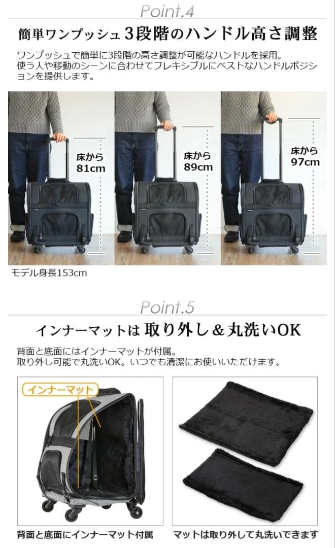 AIRBUGGY エアバギー フィット ペットカート キャリー ブラック