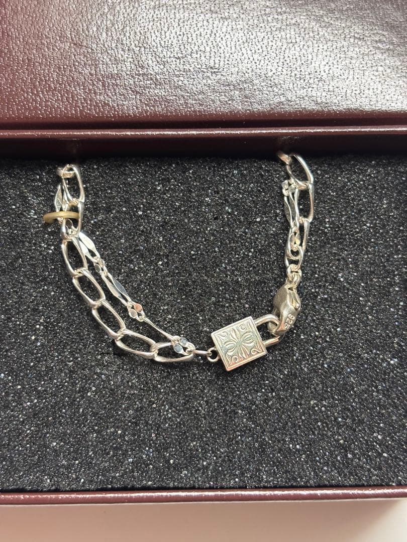 Agate シルバーブレスレット