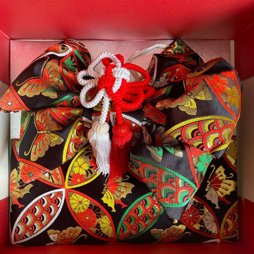 七五三　着物セット オレンジ ７歳　七歳　女の子