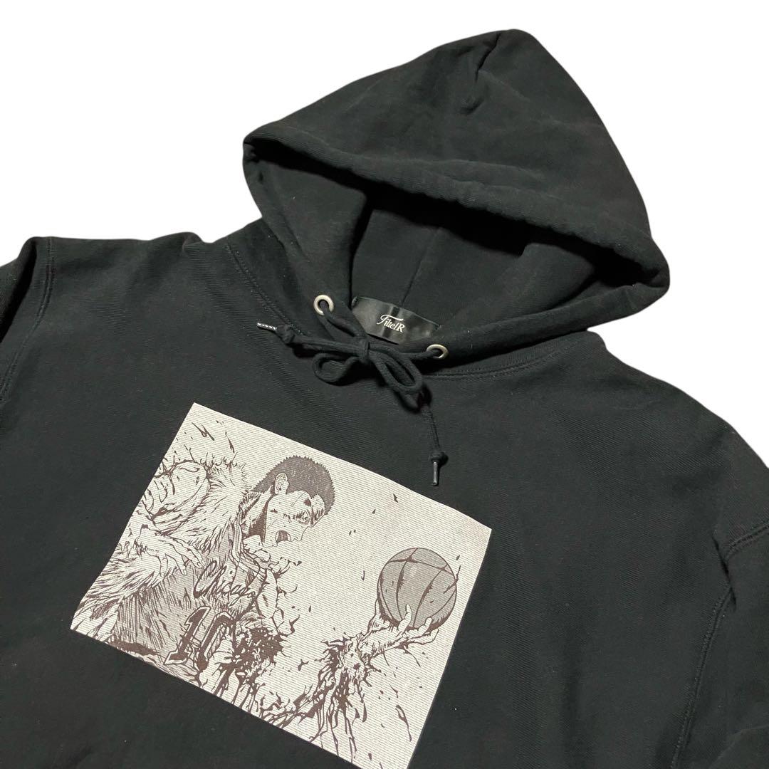 【FilteR】スラムダンク 桜木花道 ブラックパーカー XL アキラ パロディ