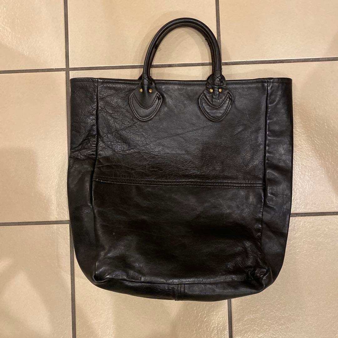 vanson 黒 レザートートバッグ