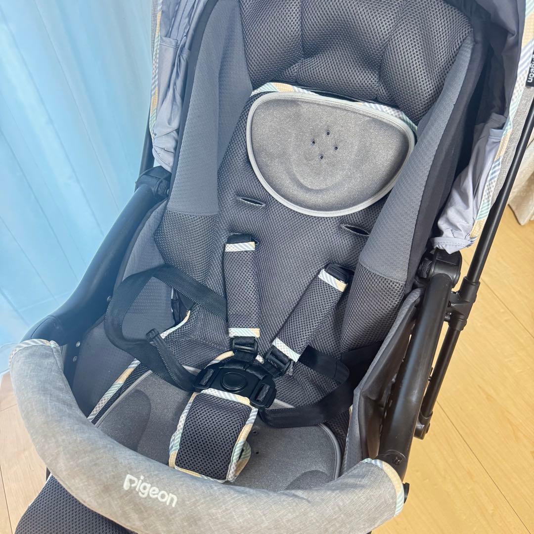 最終価格✨ピジョン ベビーカー ランフィリノン RB0Lグレー　A型
