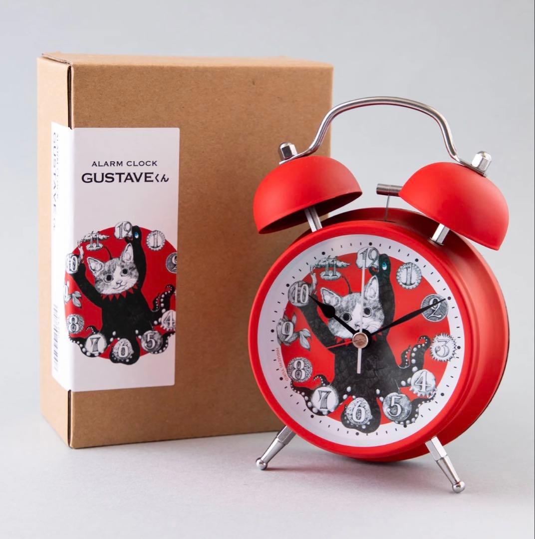 ヒグチユウコ 目覚まし時計 GUSTAVEくん