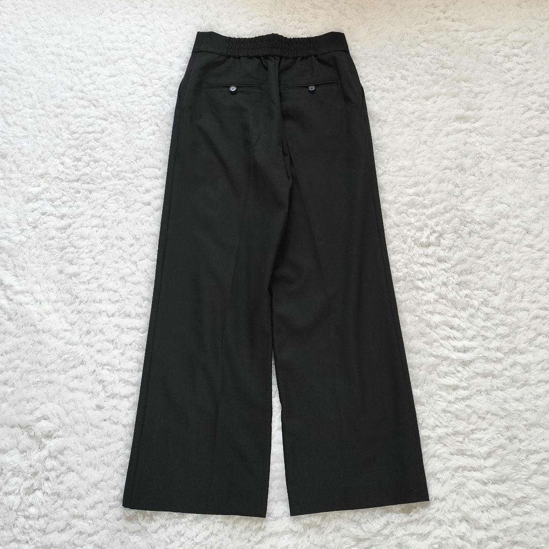 ロペピクニック セットアップ ウールライクサージ パンツ ジャケット 40 黒