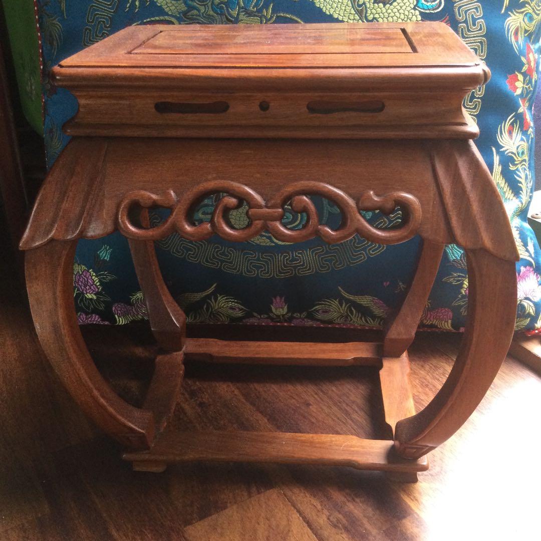 唐木の花台、アンティーク用