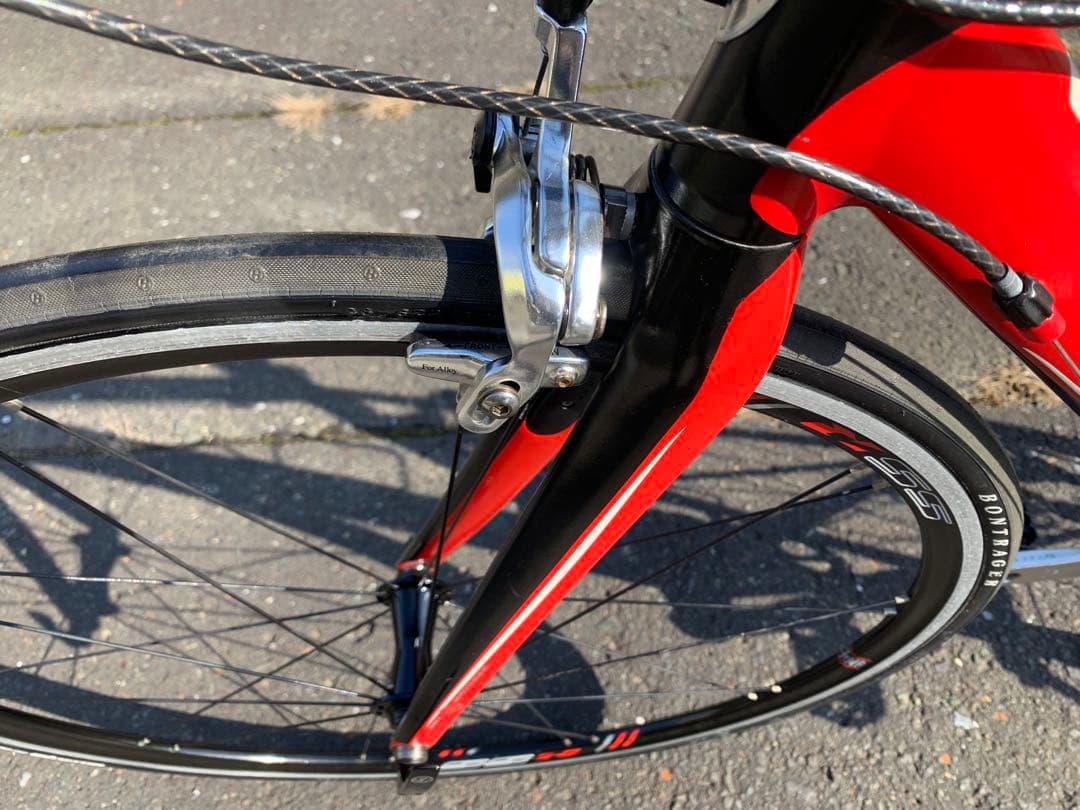 【即乘】送料無料TREKカーポンロードバイクRACE BONTRAGER 18速