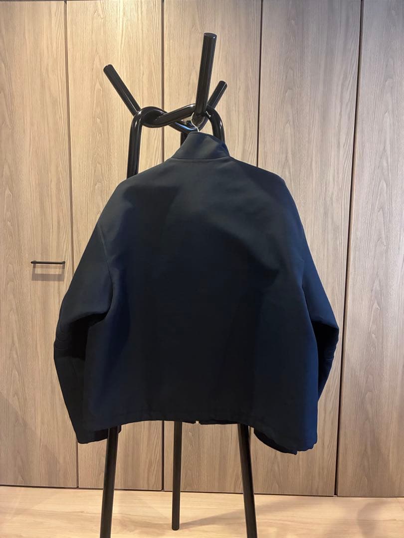 GUCCI ウールアセテート エンブロイダリー　ジップジャケット 48