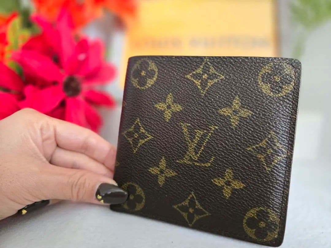 ☆Louis Vuitton ルイヴィトン モノグラム 二つ折り財布 コンパクト