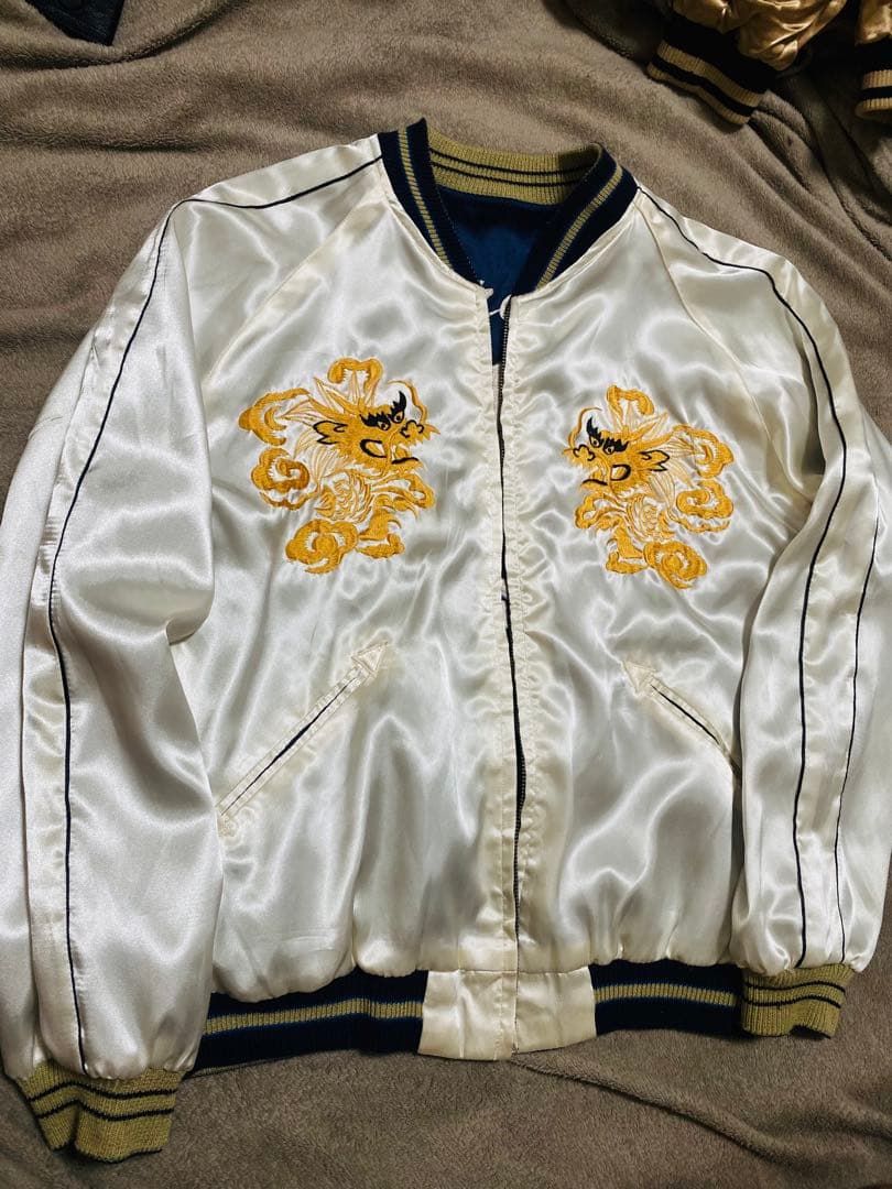 テーラー東洋 日本限定 スカジャン スカル 龍 ２面用 unisex