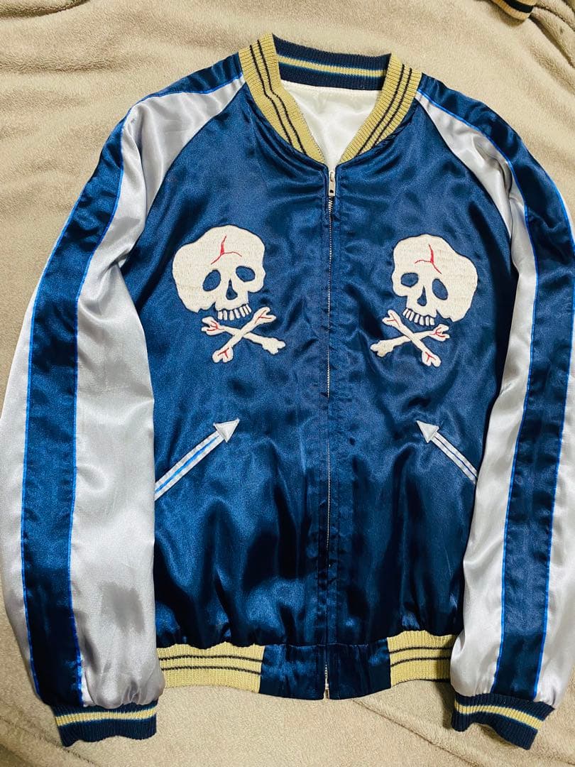 テーラー東洋 日本限定 スカジャン スカル 龍 ２面用 unisex