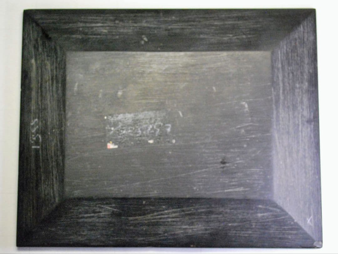 黒大理石　象嵌　トレー　black marble inlay tray