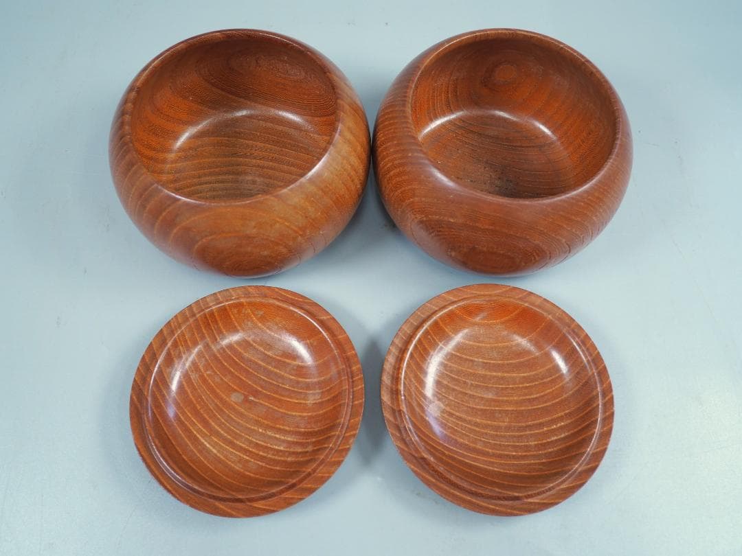 【宮崎県】日向特製蛤碁石35号・欅碁笥セット