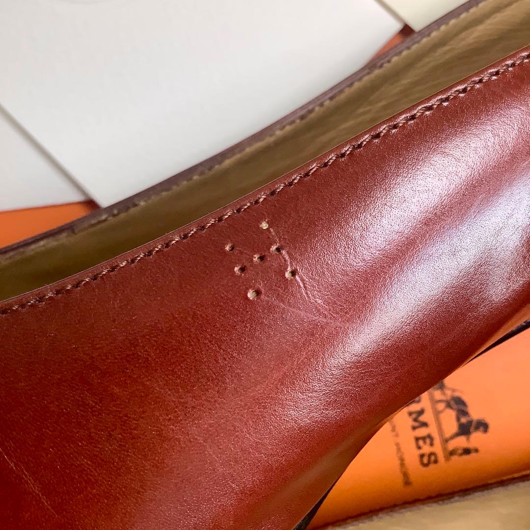 レア!美品! エルメス ヴィンテージ Hマーク アーモンドトゥ 23.5㎝
