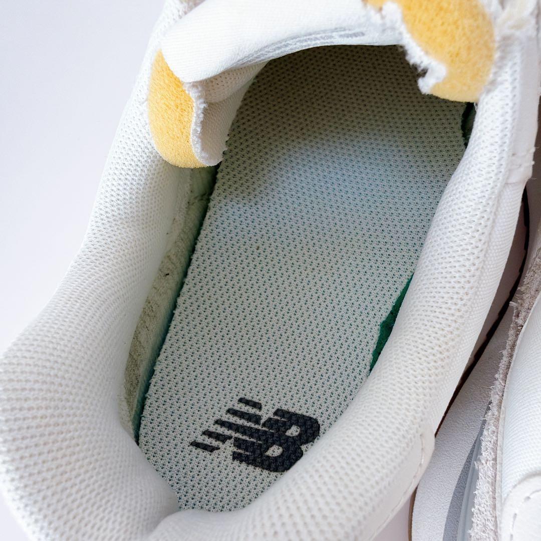 美品★New Balance 574 ホワイト スニーカー 厚底