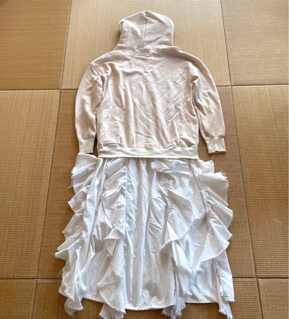 ゴートゥーハリウッド ユラユラドッキングワンピース 白 オフホワイト 01